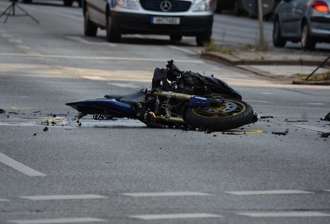 Potężna kolizja na drodze: 34-letni motocyklista zderzył się z łosiem w Pniewie Wielkim